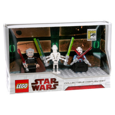 collectible display set 4 - san diego comic-con 2009 exclusive