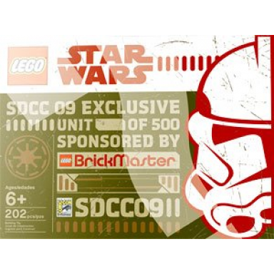 mini republic dropship mini at-te brickmaster pack - san diego comic-con 2009 exclusive