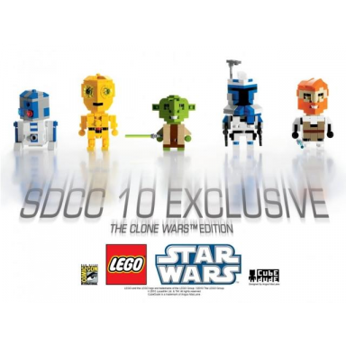 cubedude - the clone wars edition - san diego comic-con 2010 exclusive