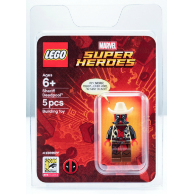 sheriff deadpool - san diego comic-con 2018 exclusive blister pack