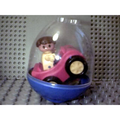egg fun blue - boy with car complete set