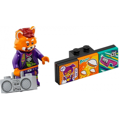 red panda dancer vidiyo bandmates series 1 complete set with stand and accessories