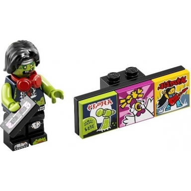 zombie dancer vidiyo bandmates series 2 complete set with stand and accessories