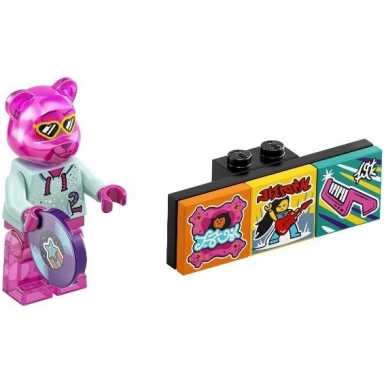 dj rasp-beary vidiyo bandmates series 2 complete set with stand and accessories